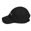 Tequila Hat by Aloe Gal_Black Baseball Cap with White Embroidery